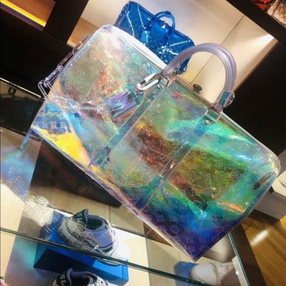 Louis Vuitton prism Virgil Abloh keepall 50 - Picture 4 of 6